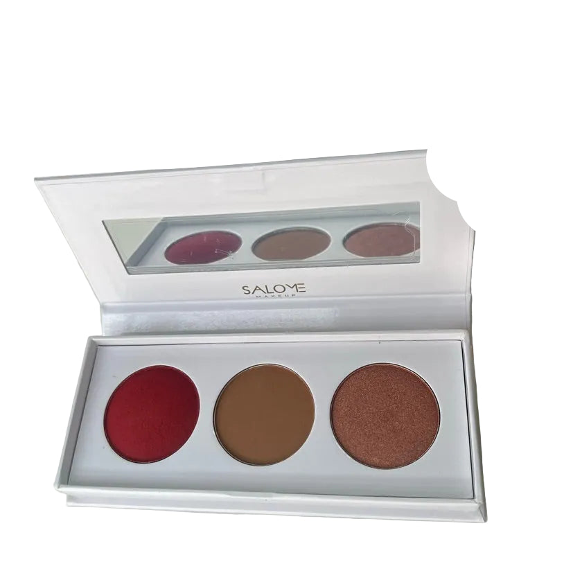 Trio Rubor en Crema, Contorno e Iluminador