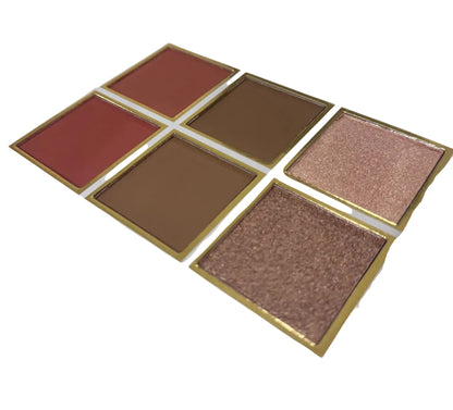 Paleta de Rubor - Contorno - Iluminador