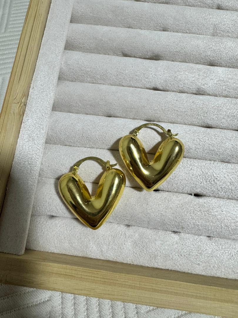 Argollas Chunky Doradas