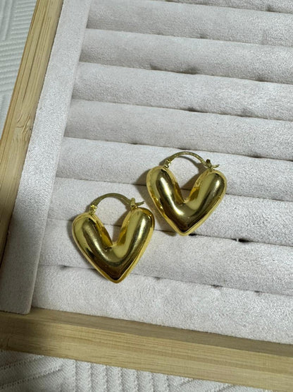 Argollas Chunky Doradas