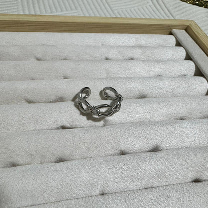 Anillo Chunky Plateado