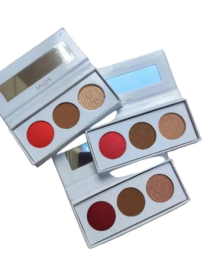 Trio Rubor en Crema, Contorno e Iluminador