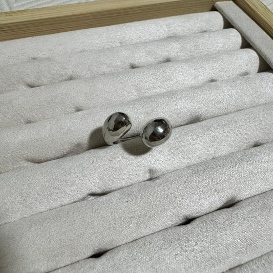 Anillo Chunky Plateado