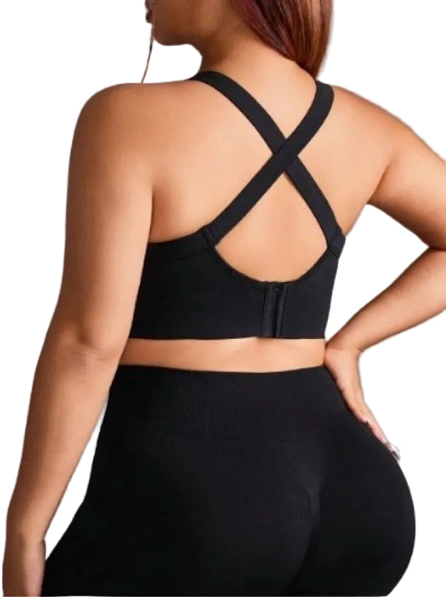 Conjunto Efecto Push Crop Top