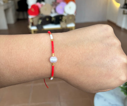 Pulsera Ajustable Perla